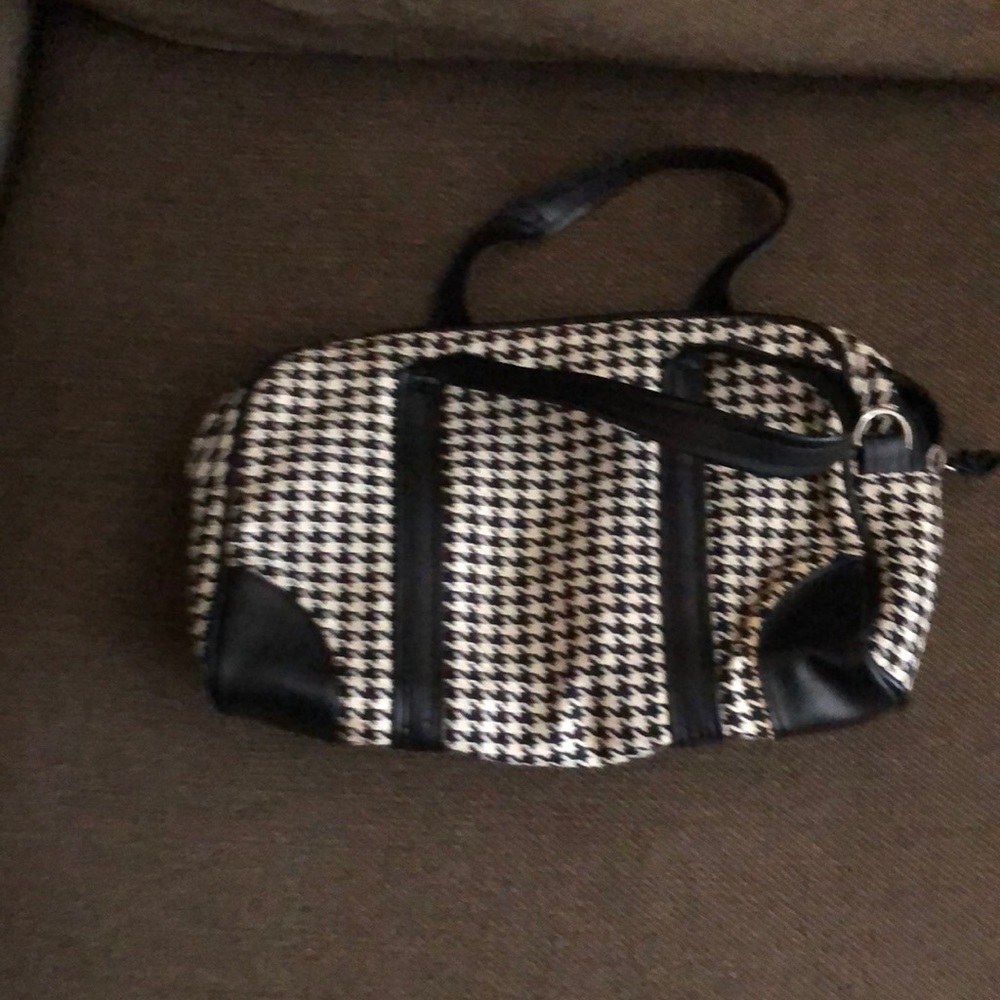 Houndstooth print little bag